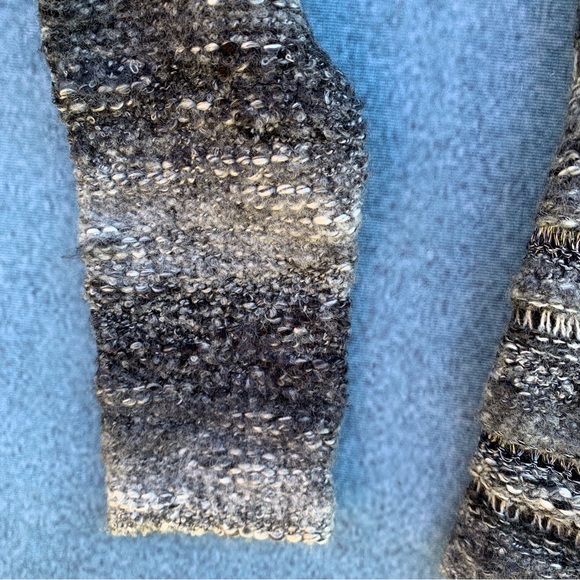 Pieces by Kensie grey variegated sweater size M - Picture 5 of 9
